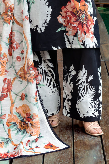 Gul Ahmed | Festive Capsule 25 | L Black Lawn