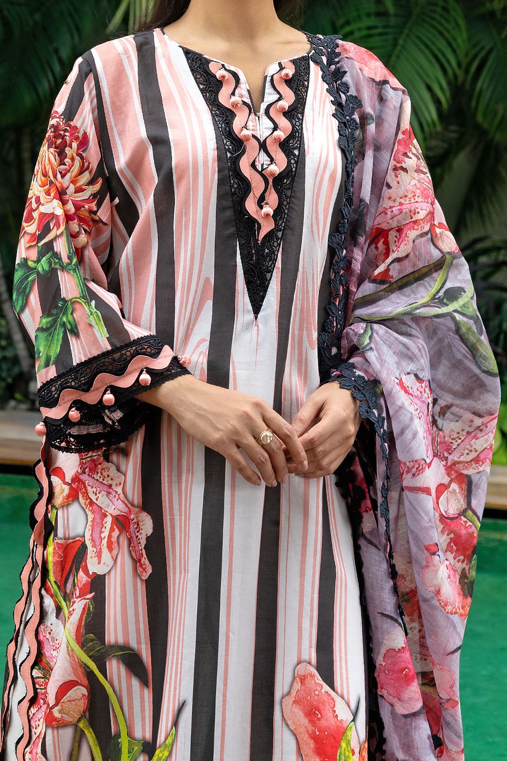 Gul Ahmed | Festive Capsule 25 | PC-52004 Custom Size White Lawn