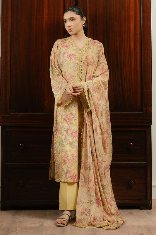 Cross Stitch | Daily Wear 25 | VERDANT GLOOM-3 PC XS Mustard Lawn