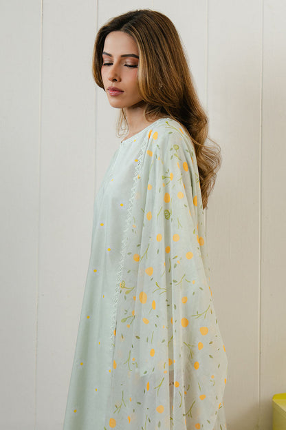 Cross Stitch | Daily Wear 25 | DAISY BLOOM-3 PC XL Mint Green Lawn