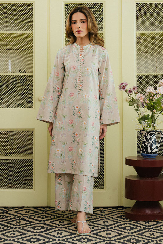 Cross Stitch | Daily Wear 25 | SERENE GLAM-2 PC XS Beige Lawn