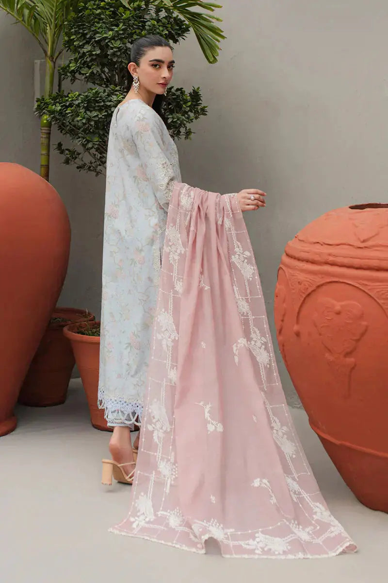 Qalamkar | Q Line Lawn Collection | JK-06 OCTAVIA - Pakistani Designer Dress - by Qalamkar | Type: Luxury - 100% Original at Saira Sultan