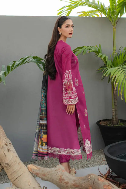 Qalamkar | Q Line Lawn Collection | JK-16 SERAPHINA - Pakistani Designer Dress - by Qalamkar | Type: Luxury - 100% Original at Saira Sultan