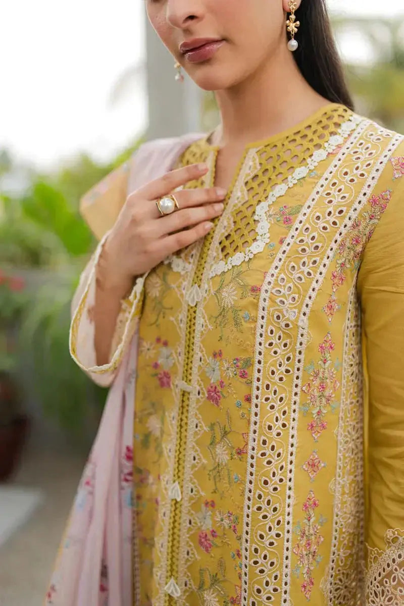 Qalamkar | Q Line Lawn Collection | JK-15 MIEL - Pakistani Designer Dress - by Qalamkar | Type: Luxury - 100% Original at Saira Sultan