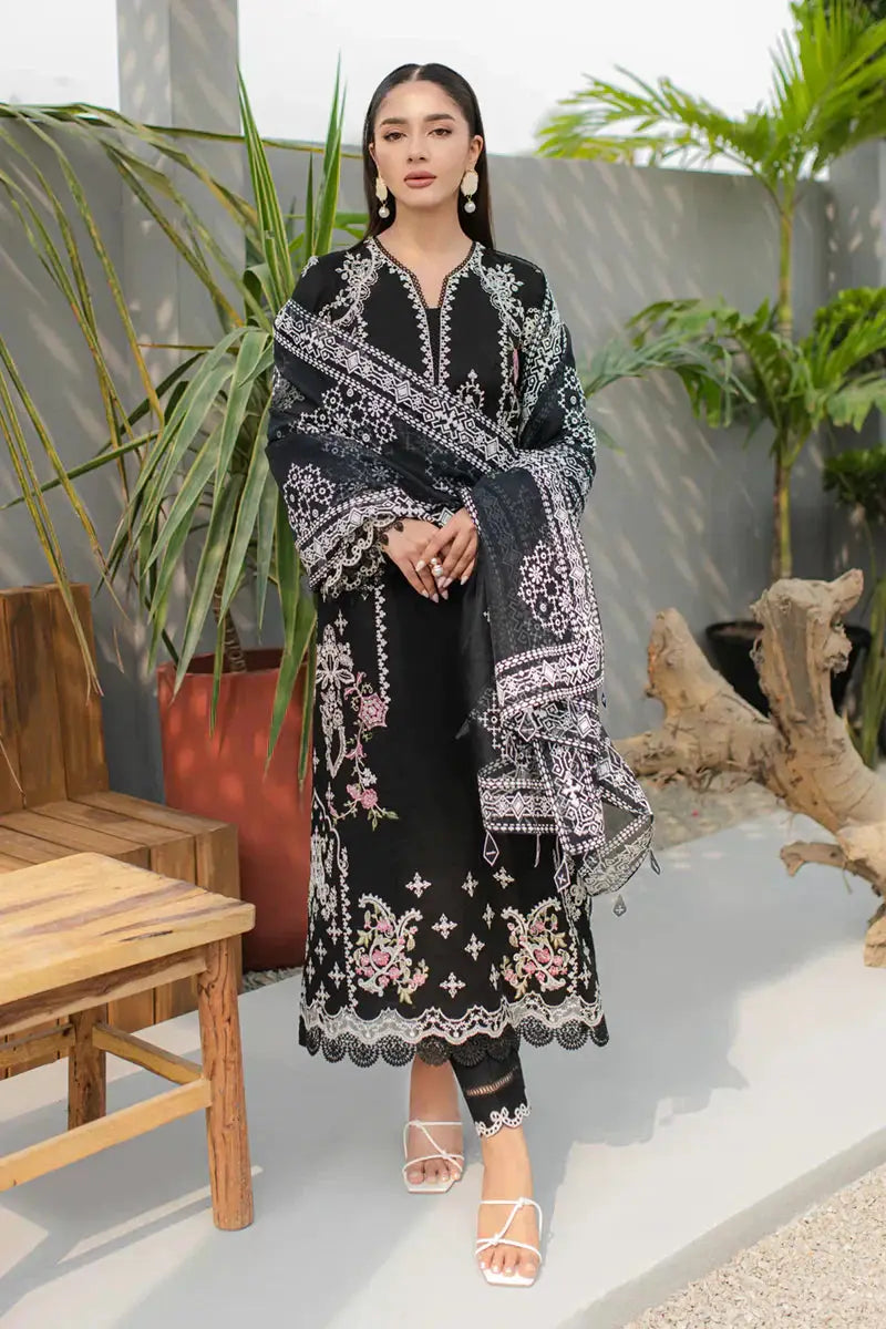 Qalamkar | Q Line Lawn Collection | JK-09 EVADNE - Pakistani Designer Dress - by Qalamkar | Type: Luxury - 100% Original at Saira Sultan