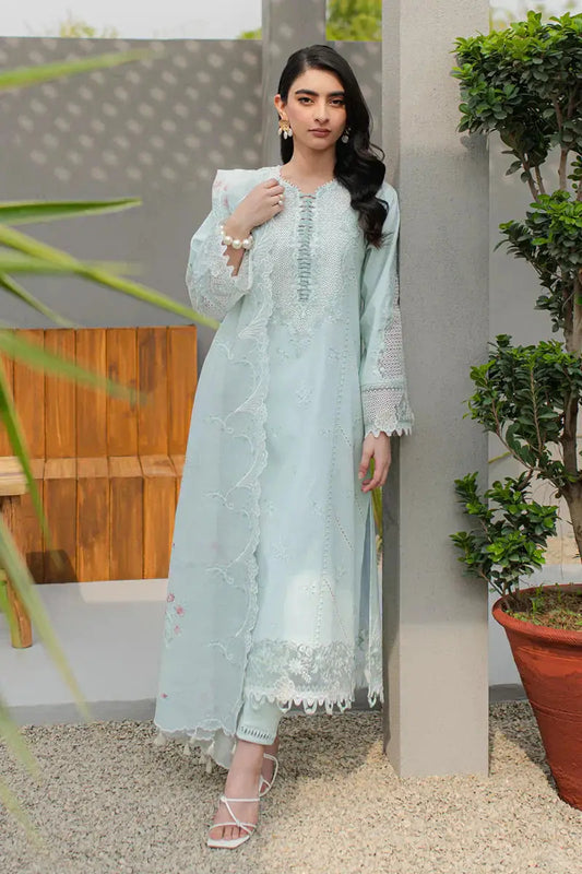Qalamkar | Q Line Lawn Collection | JK-12 SIOFRA - Pakistani Designer Dress - by Qalamkar | Type: Luxury - 100% Original at Saira Sultan