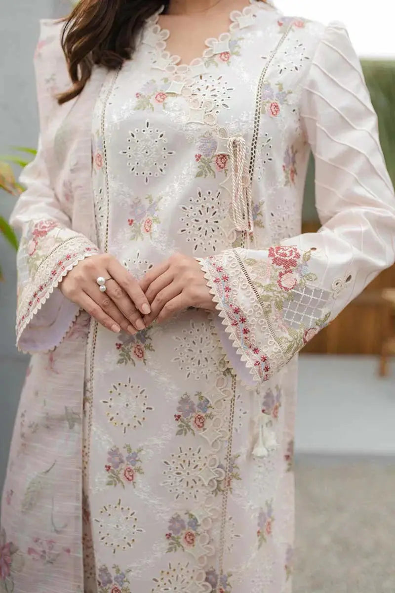 Qalamkar | Q Line Lawn Collection | JK-13 OPALINE - Pakistani Designer Dress - by Qalamkar | Type: Luxury - 100% Original at Saira Sultan