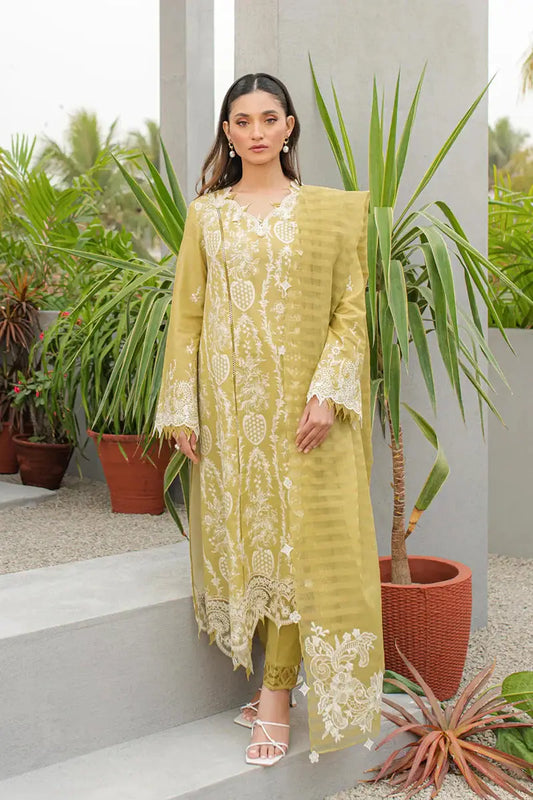 Qalamkar | Q Line Lawn Collection | JK-02 MELIS - Pakistani Designer Dress - by Qalamkar | Type: Luxury - 100% Original at Saira Sultan