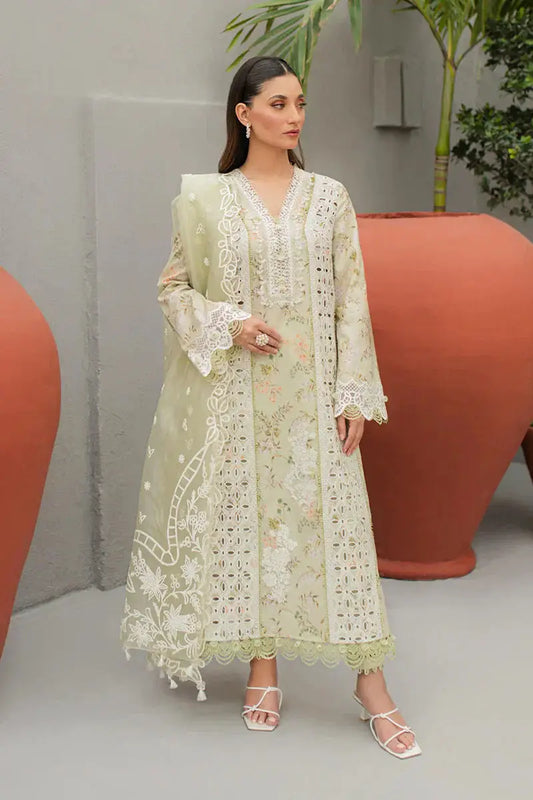 Qalamkar | Q Line Lawn Collection | JK-01 EULALIA - Pakistani Designer Dress - by Qalamkar | Type: Luxury - 100% Original at Saira Sultan
