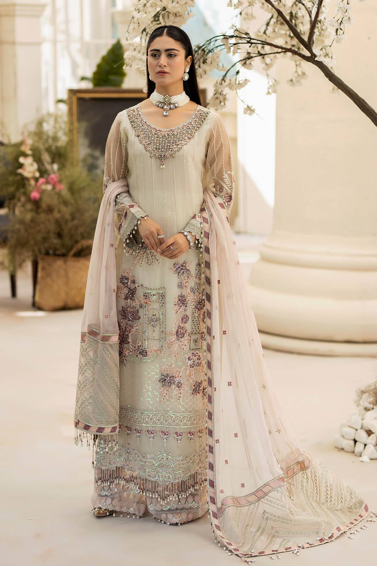 Raeesa Premium | Dehleez Formals | DL-1018 Mehtaab - Pakistani Designer Dress - by Raeesa Premium | Type: Formal - 100% Original at Saira Sultan