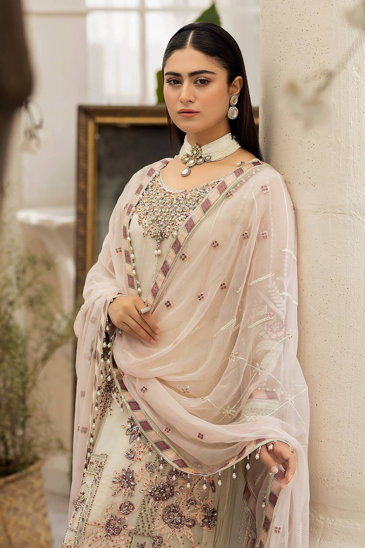 Raeesa Premium | Dehleez Formals | DL-1018 Mehtaab - Pakistani Designer Dress - by Raeesa Premium | Type: Formal - 100% Original at Saira Sultan