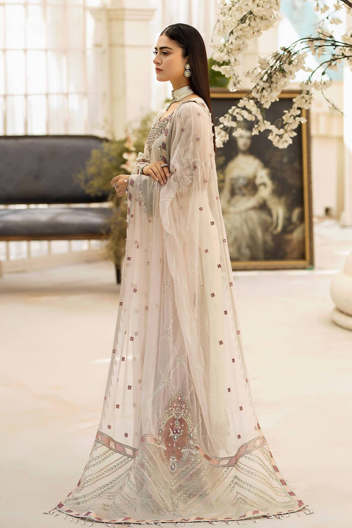 Raeesa Premium | Dehleez Formals | DL-1018 Mehtaab - Pakistani Designer Dress - by Raeesa Premium | Type: Formal - 100% Original at Saira Sultan