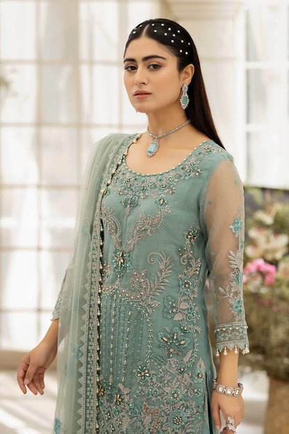 Raeesa Premium | Dehleez Formals | DL-1013 Caribbean Coast - Pakistani Designer Dress - by Raeesa Premium | Type: Formal - 100% Original at Saira Sultan