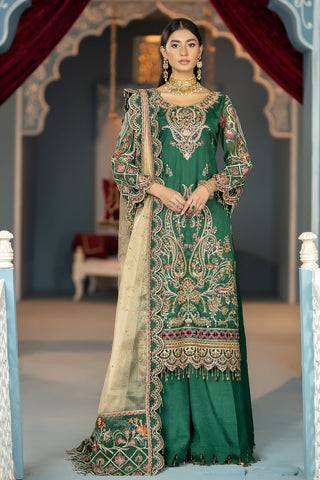 Raeesa Premium | LUXURY COLLECTION 23 | HU-2004 - Pakistani Designer Dress - by Raeesa Premium | Type: Luxury - 100% Original at Saira Sultan