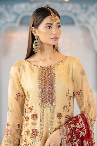 Raeesa Premium | LUXURY COLLECTION 23 |  HU-2007 - Pakistani Designer Dress - by Raeesa Premium | Type: Luxury - 100% Original at Saira Sultan