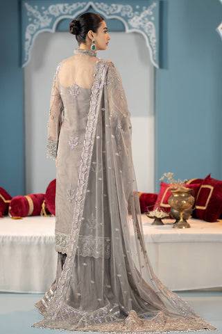 Raeesa Premium | LUXURY COLLECTION 23 |  HU-2008 - Pakistani Designer Dress - by Raeesa Premium | Type: Luxury - 100% Original at Saira Sultan
