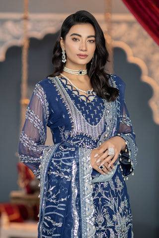 Raeesa Premium | LUXURY COLLECTION 23 |  HU-2002 - Pakistani Designer Dress - by Raeesa Premium | Type: Luxury - 100% Original at Saira Sultan