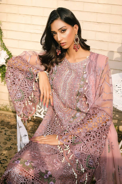 Raeesa Premium | Wajadan Wedding Formals | WD-7 Opera Mauve - Pakistani Designer Dress - by Raeesa Premium | Type: Bridal - 100% Original at Saira Sultan