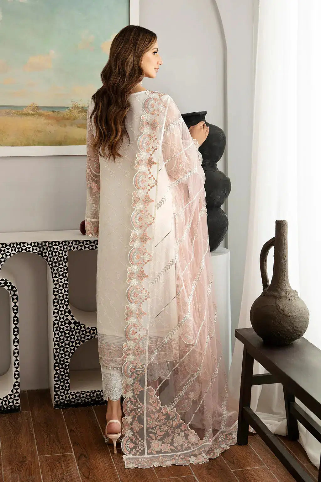 Ramsha | Rangoon Chiffon Collection | D-1103 - Pakistani Designer Dress - by Ramsha | Type: Formal - 100% Original at Saira Sultan