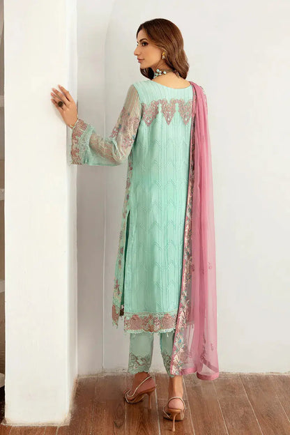 Ramsha | Rangoon Chiffon Collection | D-1107 - Pakistani Designer Dress - by Ramsha | Type: Formal - 100% Original at Saira Sultan