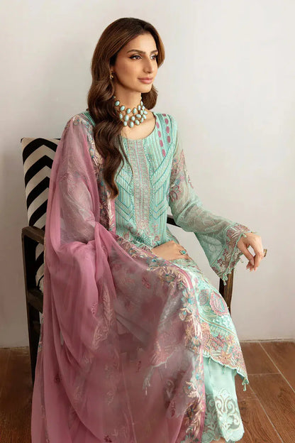 Ramsha | Rangoon Chiffon Collection | D-1107 - Pakistani Designer Dress - by Ramsha | Type: Formal - 100% Original at Saira Sultan