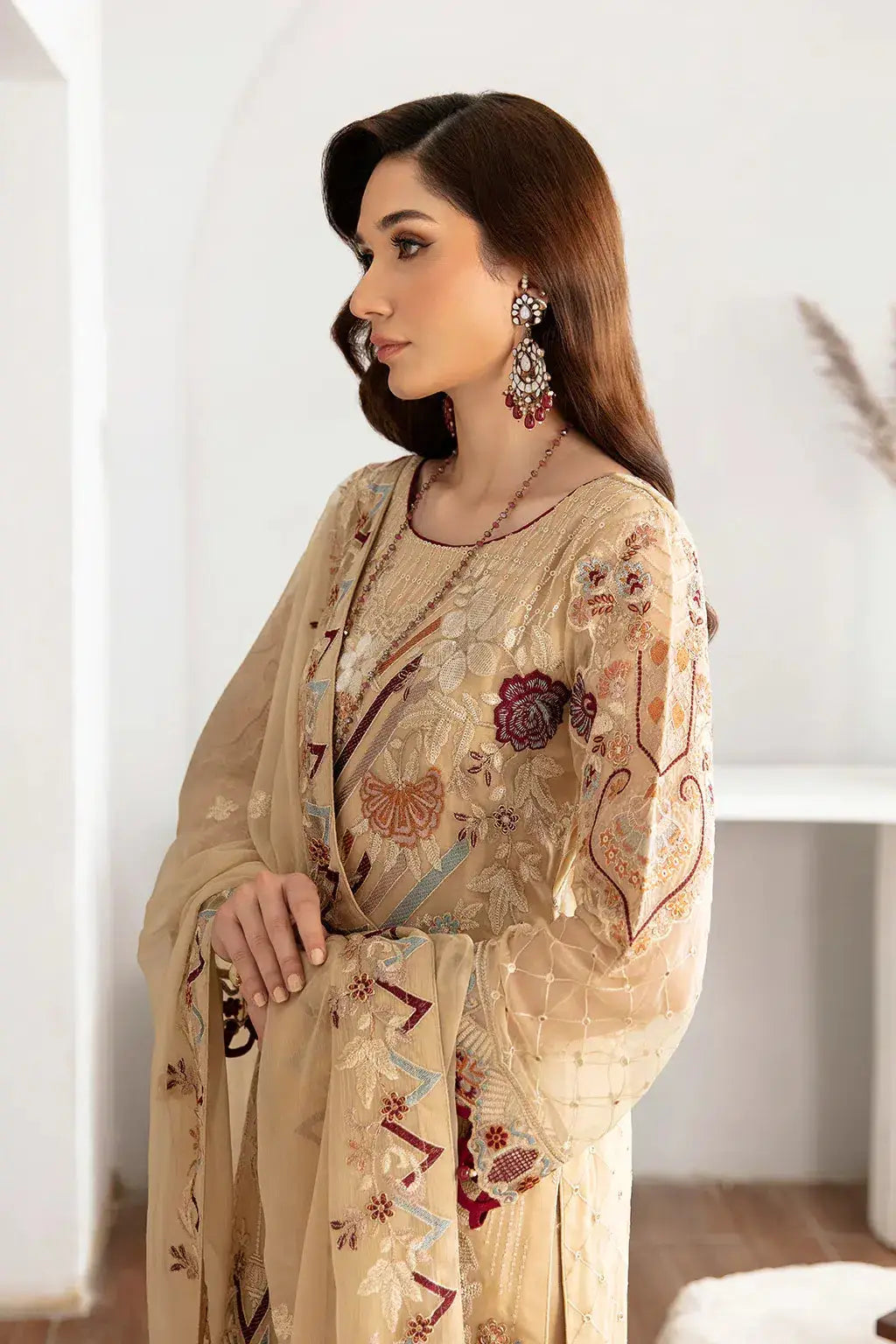 Ramsha | Rangoon Chiffon Collection | D-1108 - Pakistani Designer Dress - by Ramsha | Type: Formal - 100% Original at Saira Sultan