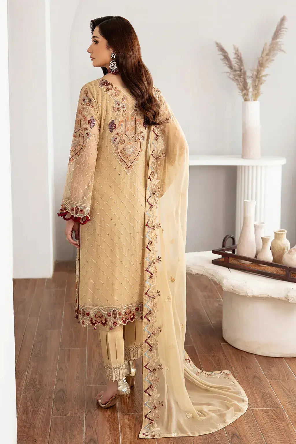 Ramsha | Rangoon Chiffon Collection | D-1108 - Pakistani Designer Dress - by Ramsha | Type: Formal - 100% Original at Saira Sultan