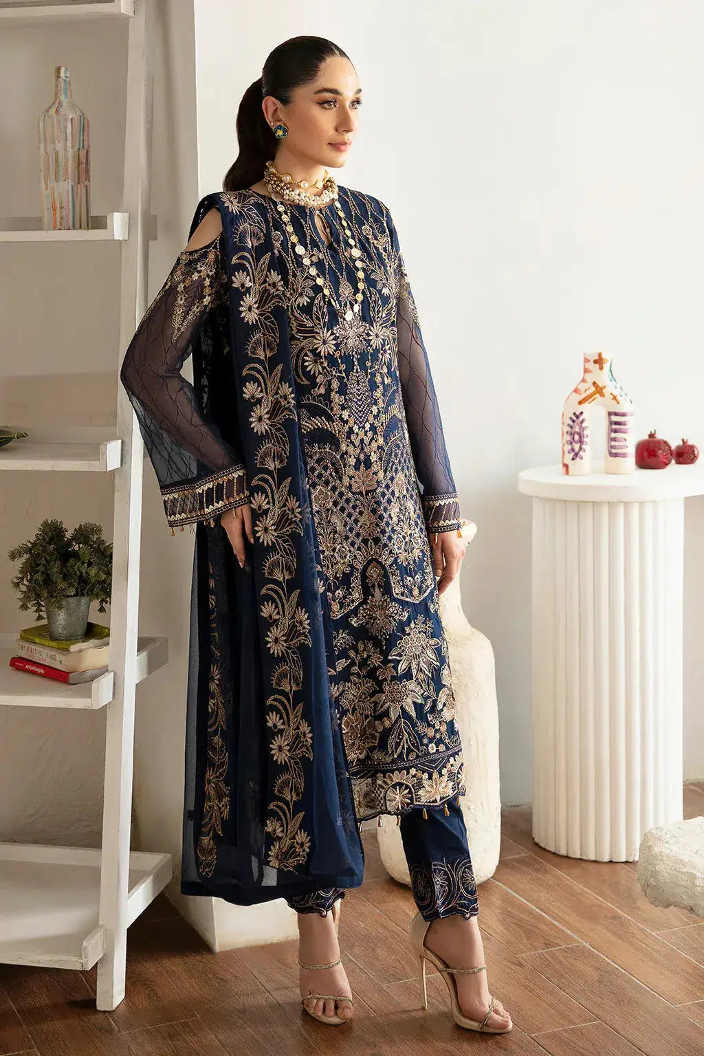 Ramsha | Rangoon Chiffon Collection | D-1111 - Pakistani Designer Dress - by Ramsha | Type: Formal - 100% Original at Saira Sultan