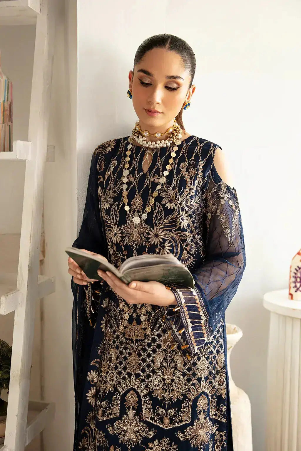 Ramsha | Rangoon Chiffon Collection | D-1111 - Pakistani Designer Dress - by Ramsha | Type: Formal - 100% Original at Saira Sultan