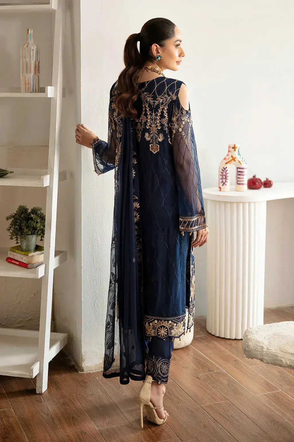 Ramsha | Rangoon Chiffon Collection | D-1111 - Pakistani Designer Dress - by Ramsha | Type: Formal - 100% Original at Saira Sultan