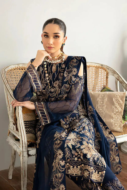 Ramsha | Rangoon Chiffon Collection | D-1111 - Pakistani Designer Dress - by Ramsha | Type: Formal - 100% Original at Saira Sultan