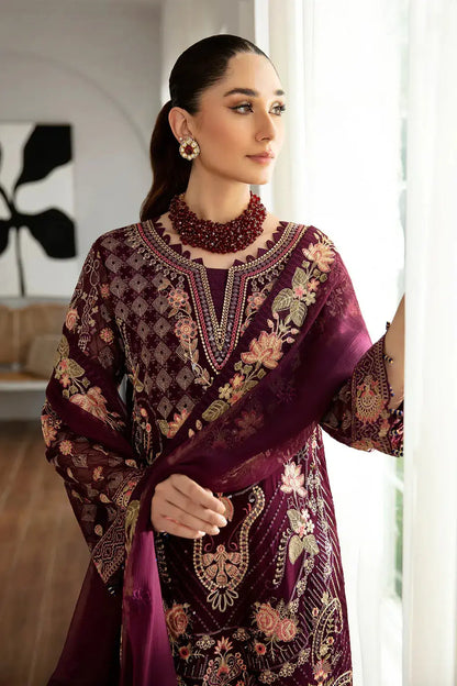 Ramsha | Rangoon Chiffon Collection | D-1104 - Pakistani Designer Dress - by Ramsha | Type: Formal - 100% Original at Saira Sultan