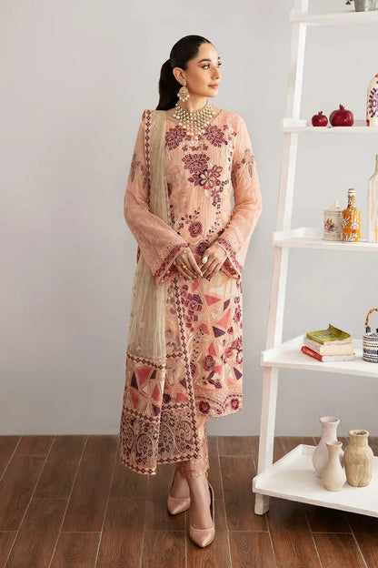 Ramsha | Rangoon Chiffon Collection | D-1112 - Pakistani Designer Dress - by Ramsha | Type: Formal - 100% Original at Saira Sultan