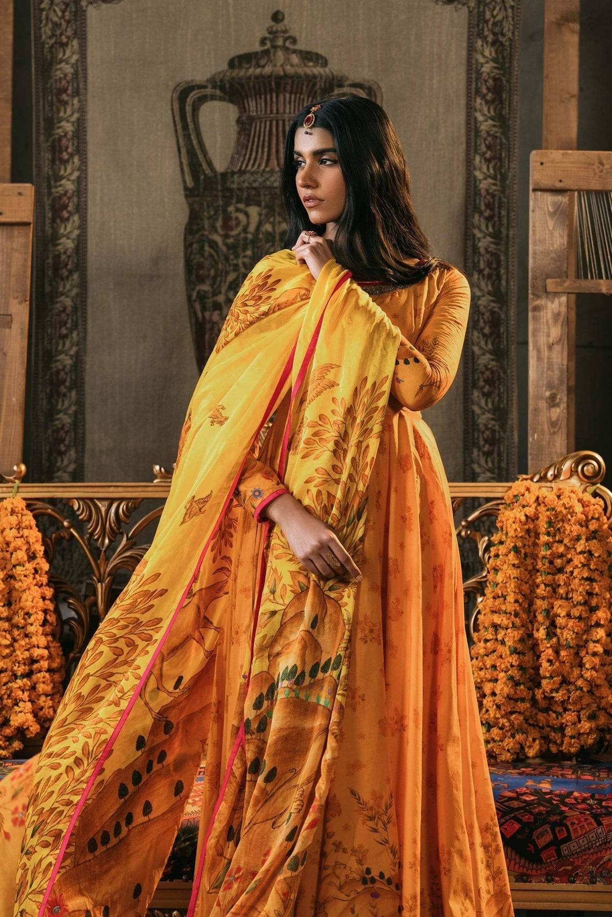 Fahad Hussayn | Lawn Banger | Rawzat - Pakistani Designer Dress - by Fahad Hussayn | Type: Ladies Clothes - 100% Original at Saira Sultan