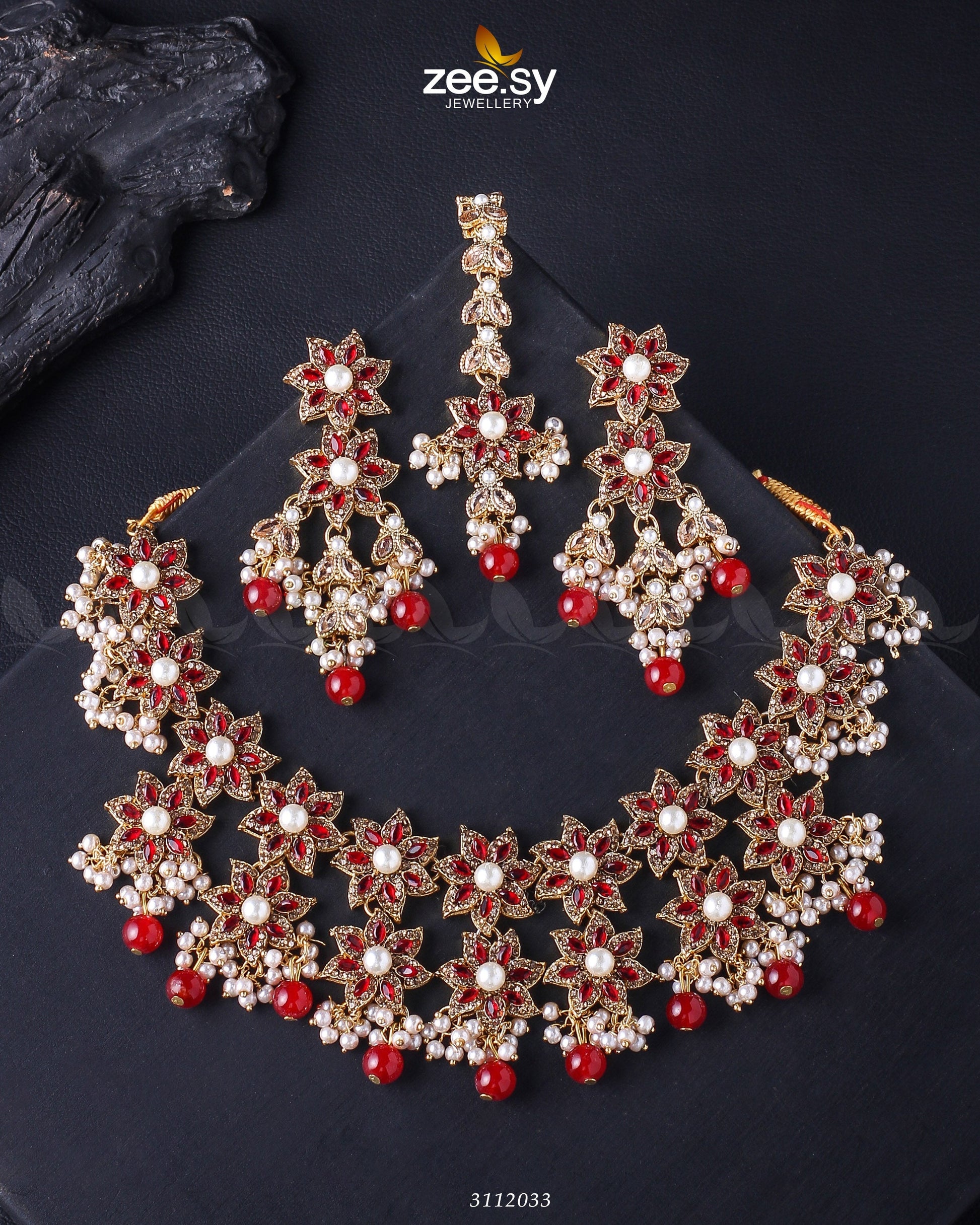 Monarda Bridal Sets Golden Red