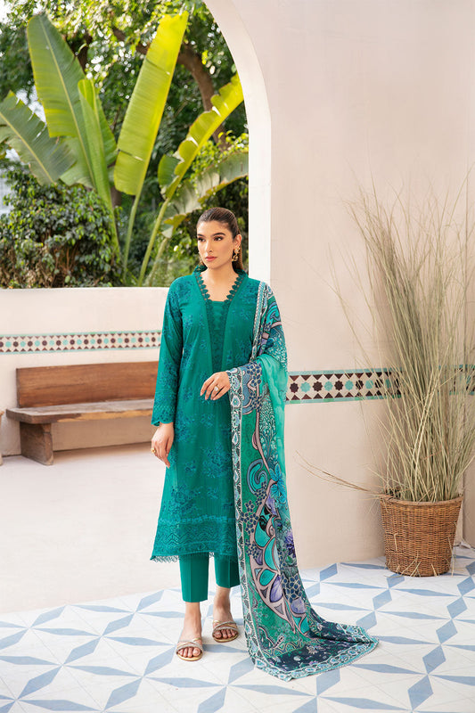 Ramsha | Andaaz Collection | Z-1002 XS Emerald Green Lawn