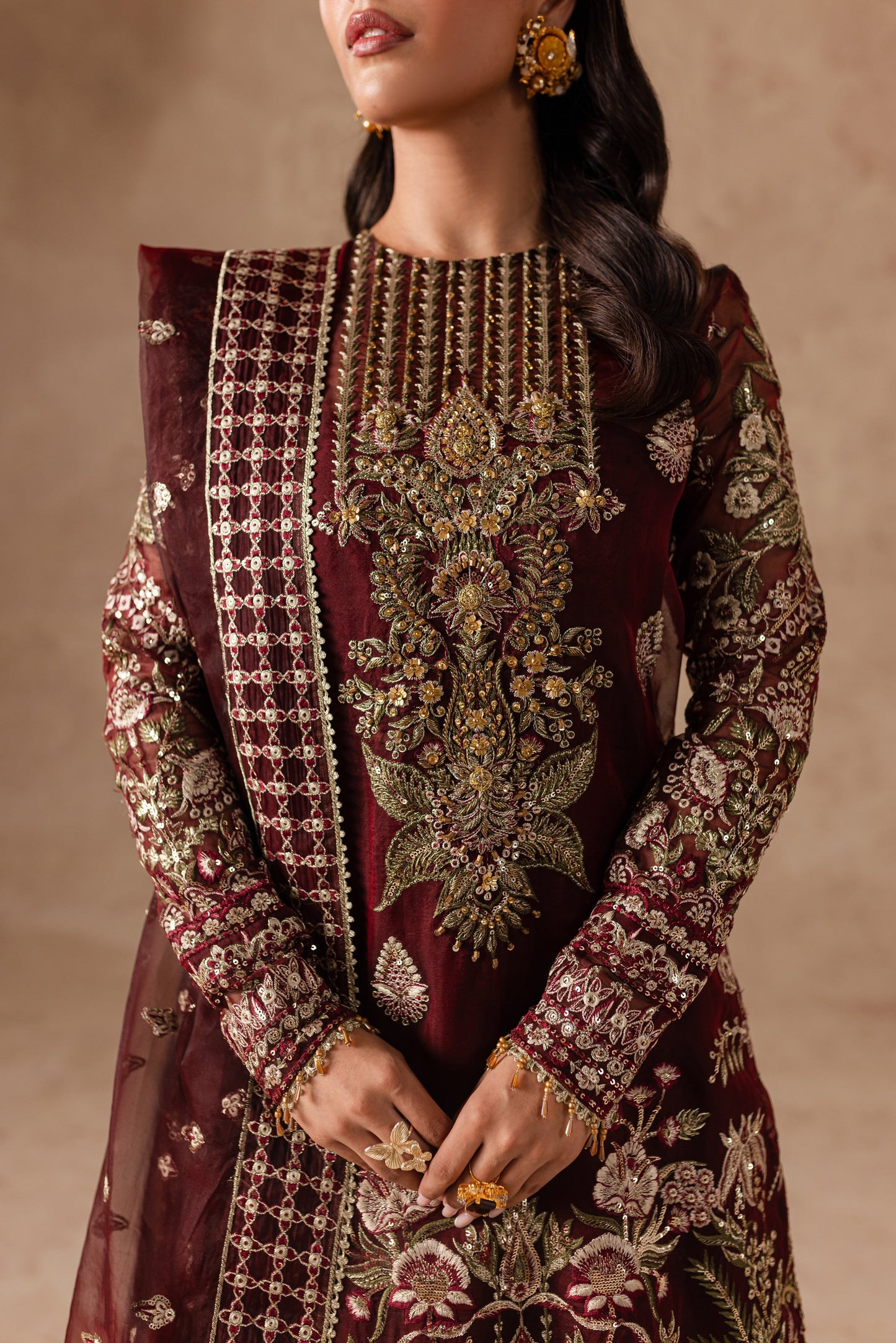 Imran Ramzan | Ch¨rie | Ruby Dream - Pakistani Designer Dress - by Imran Ramzan | Type: Clothing - 100% Original at Saira Sultan