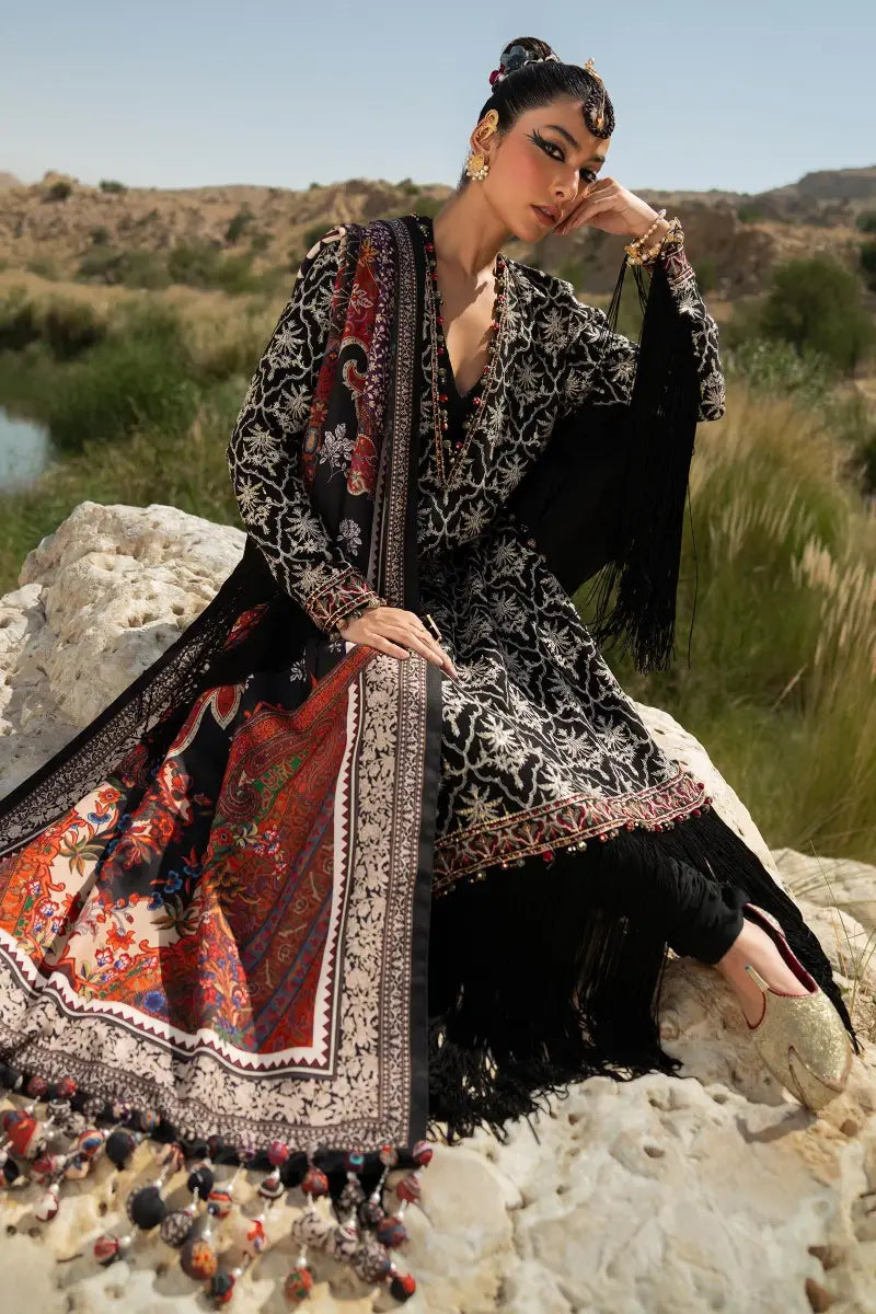 Sana Safinaz | Winter Luxury 23 | S231-002A-CP - Pakistani Designer Dress - by Sana Safinaz | Type: Luxury - 100% Original at Saira Sultan