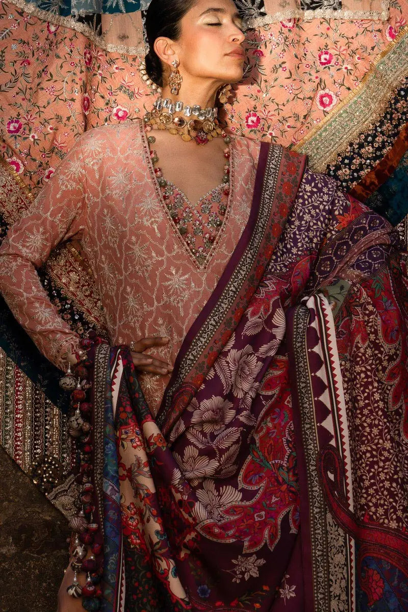 Sana Safinaz | Winter Luxury 23 | S231-002B-CP - Pakistani Designer Dress - by Sana Safinaz | Type: Luxury - 100% Original at Saira Sultan