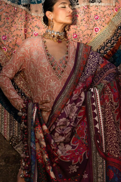 Sana Safinaz | Winter Luxury 23 | S231-002B-CP - Pakistani Designer Dress - by Sana Safinaz | Type: Luxury - 100% Original at Saira Sultan