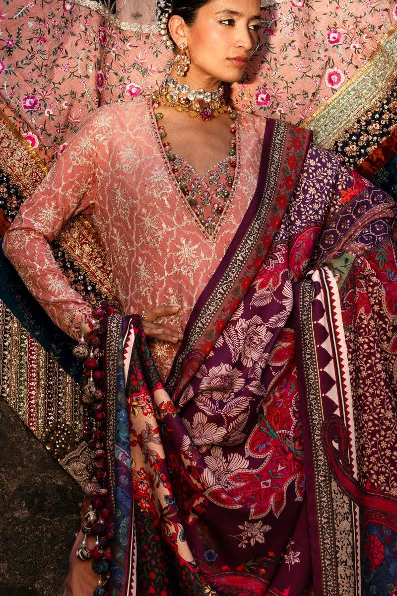 Sana Safinaz | Winter Luxury 23 | S231-002B-CP - Pakistani Designer Dress - by Sana Safinaz | Type: Luxury - 100% Original at Saira Sultan