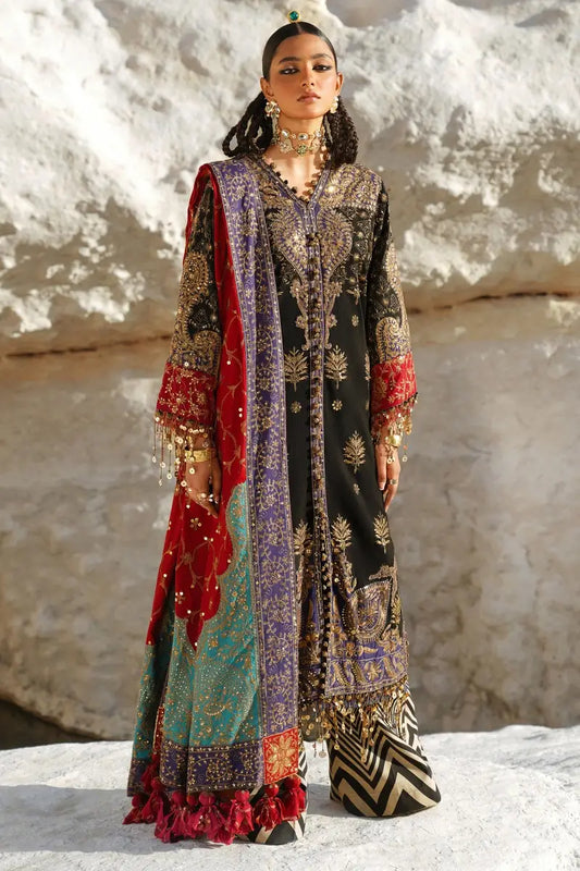 Sana Safinaz | Winter Luxury 23 | S231-003A-CP - Pakistani Designer Dress - by Sana Safinaz | Type: Luxury - 100% Original at Saira Sultan