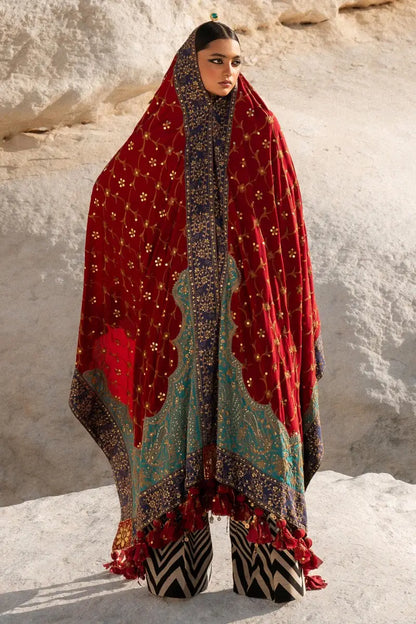 Sana Safinaz | Winter Luxury 23 | S231-003A-CP - Pakistani Designer Dress - by Sana Safinaz | Type: Luxury - 100% Original at Saira Sultan