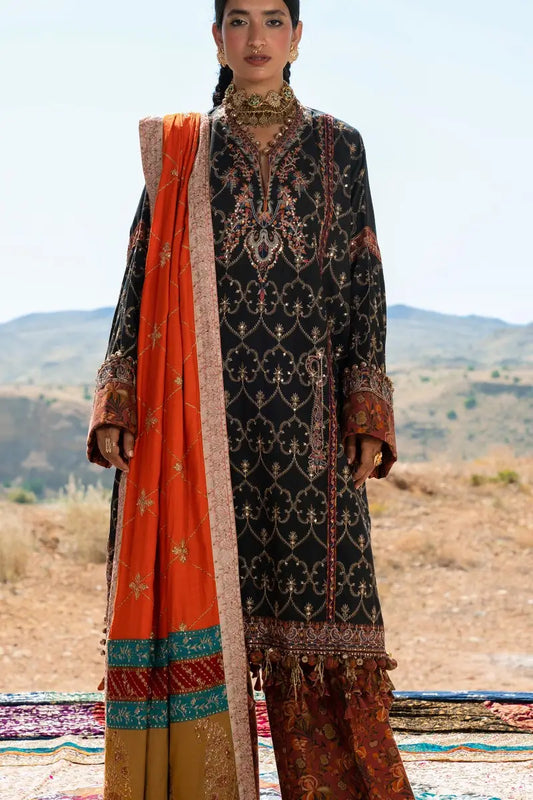 Sana Safinaz | Winter Luxury 23 | S231-004A-CP - Pakistani Designer Dress - by Sana Safinaz | Type: Luxury - 100% Original at Saira Sultan