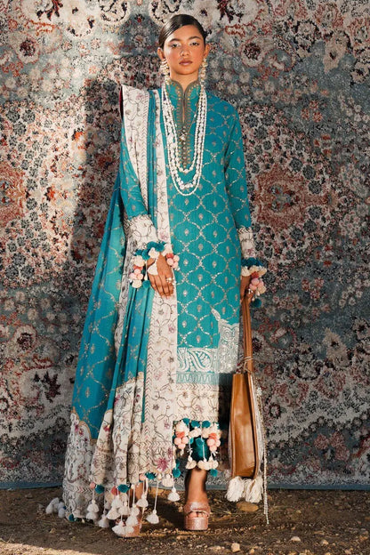 Sana Safinaz | Winter Luxury 23 | S231-005B-CP - Pakistani Designer Dress - by Sana Safinaz | Type: Luxury - 100% Original at Saira Sultan