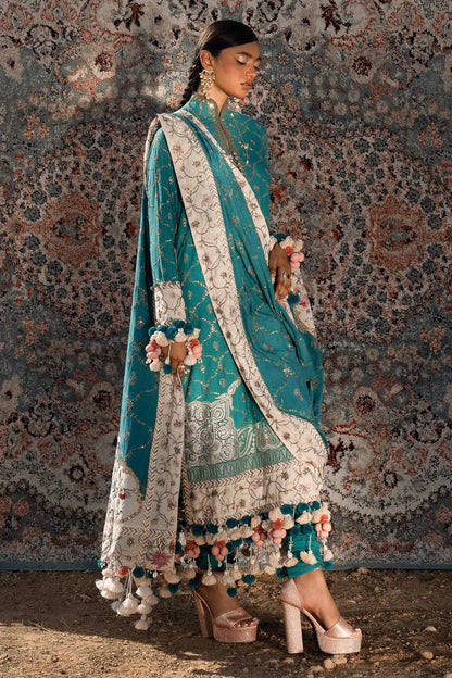 Sana Safinaz | Winter Luxury 23 | S231-005B-CP - Pakistani Designer Dress - by Sana Safinaz | Type: Luxury - 100% Original at Saira Sultan