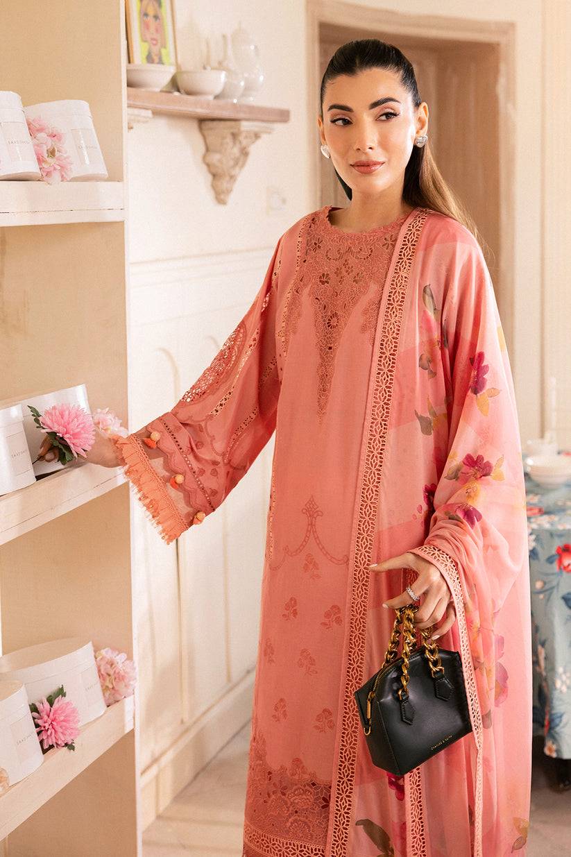 Saad Shaikh | LaAmour Luxury Lawn | Blossom - Pakistani Designer Dress - by Saad Shaikh | Type: Luxury - 100% Original at Saira Sultan