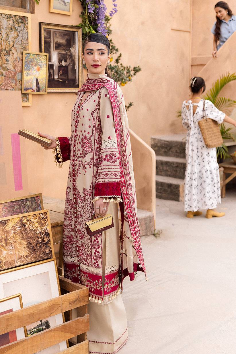 Saad Shaikh | LaAmour Luxury Lawn | Zena - Pakistani Designer Dress - by Saad Shaikh | Type: Luxury - 100% Original at Saira Sultan