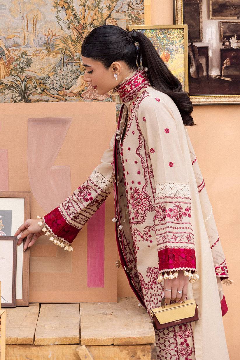 Saad Shaikh | LaAmour Luxury Lawn | Zena - Pakistani Designer Dress - by Saad Shaikh | Type: Luxury - 100% Original at Saira Sultan