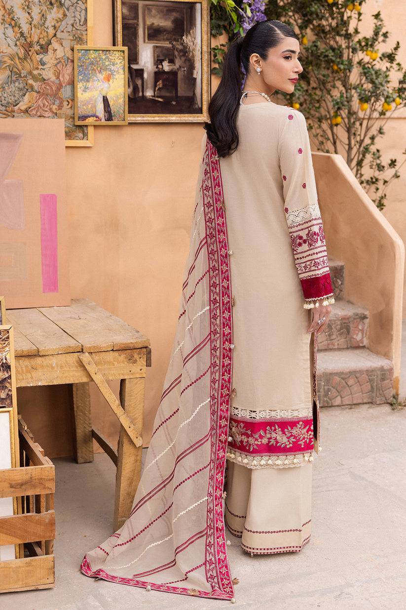 Saad Shaikh | LaAmour Luxury Lawn | Zena - Pakistani Designer Dress - by Saad Shaikh | Type: Luxury - 100% Original at Saira Sultan